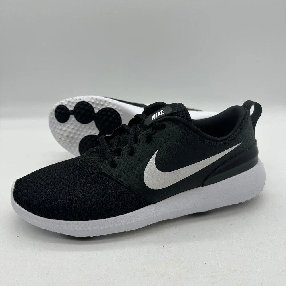 Nike CD6065-001 Mens Size 8 Black Roshe G Spikeless Mesh Lightweight Golf Shoes